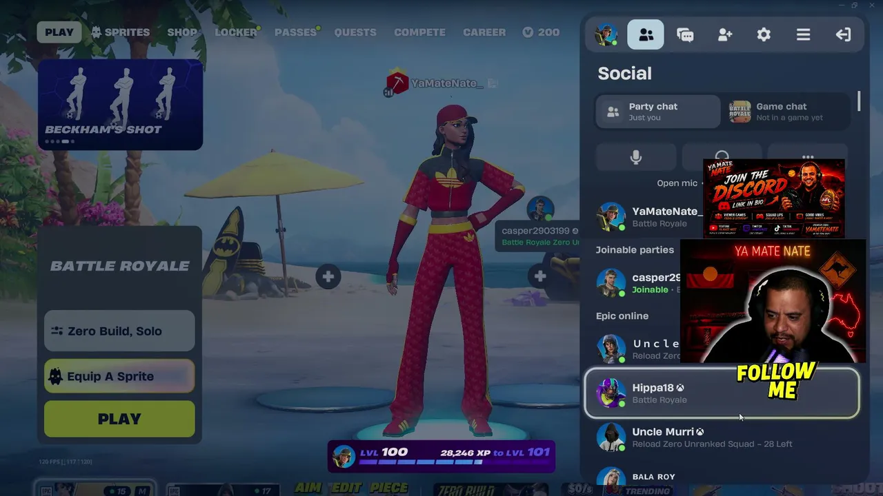 Fortnite with Unk