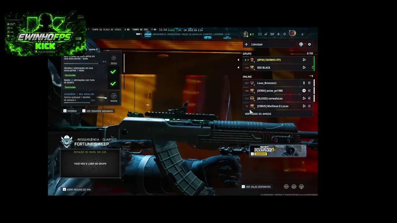 Vamos formar um SQUAD no COD!!
