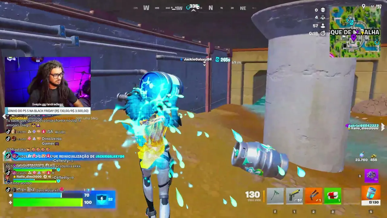 ❗ -> 🟢 AO VIVO 🟢  FORTNITE -> MEOOO DEEOOOSS 