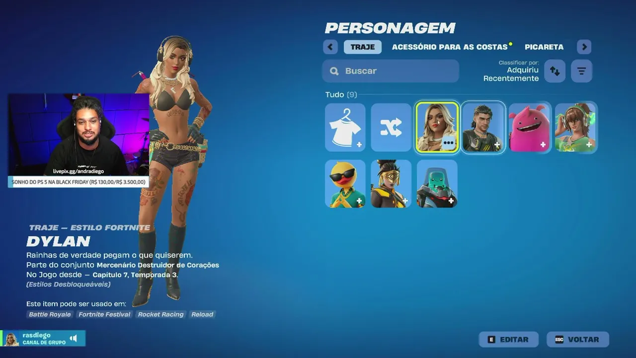 LIVE DO RAS NO RAS