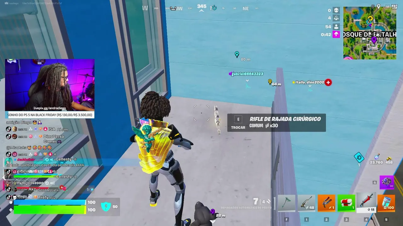 ❗ -> 🟢 AO VIVO 🟢  FORTNITE -> MEOOO DEEOOOSS 