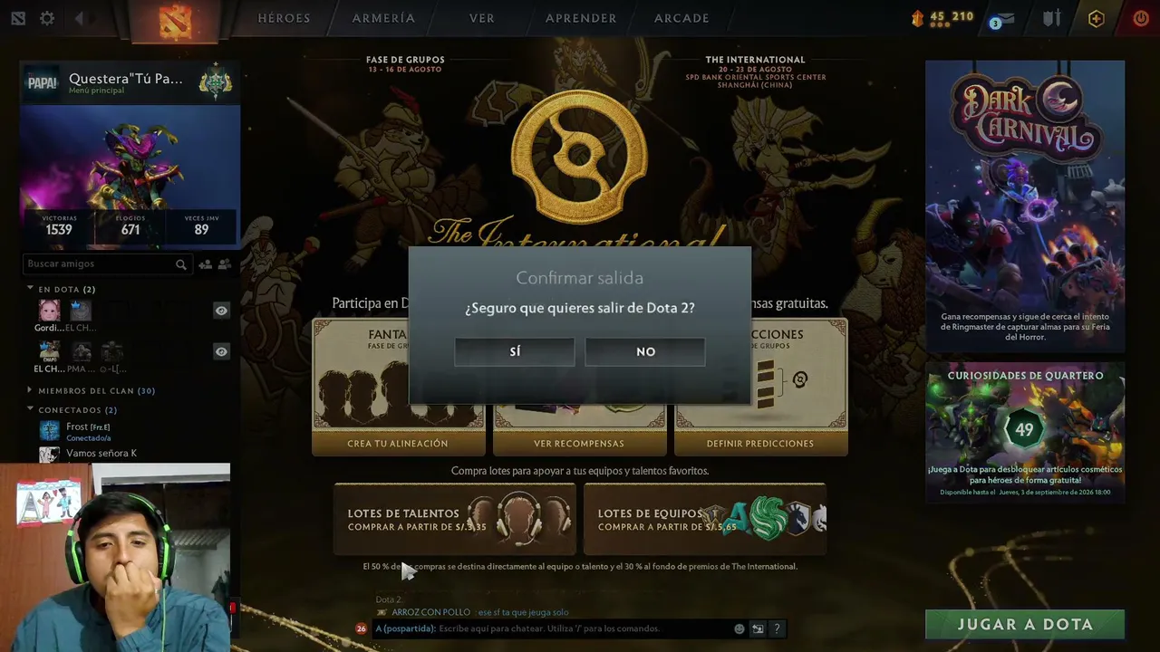 GO, PARTY. EL MAS VERSATIL TU DECIDES. SI TE HAGO EL DOTA ME SIGUES ID: 118366362