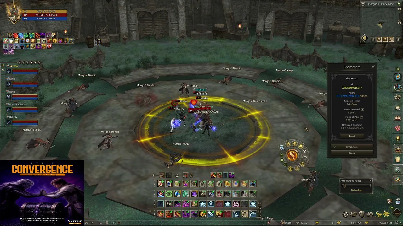 Jogando lineage 2 skelth