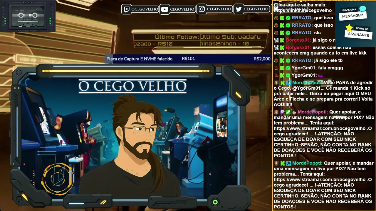 Live do Luto do NVME morto - Parte 2. deixe aqui sua homenagem em forma de pix.