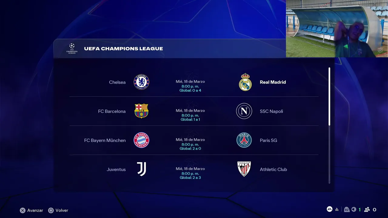4tos de final Champions League | 8vos FA Cup | Modo Carrera FC26