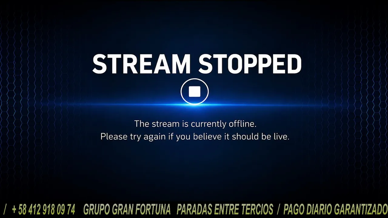 My first stream.