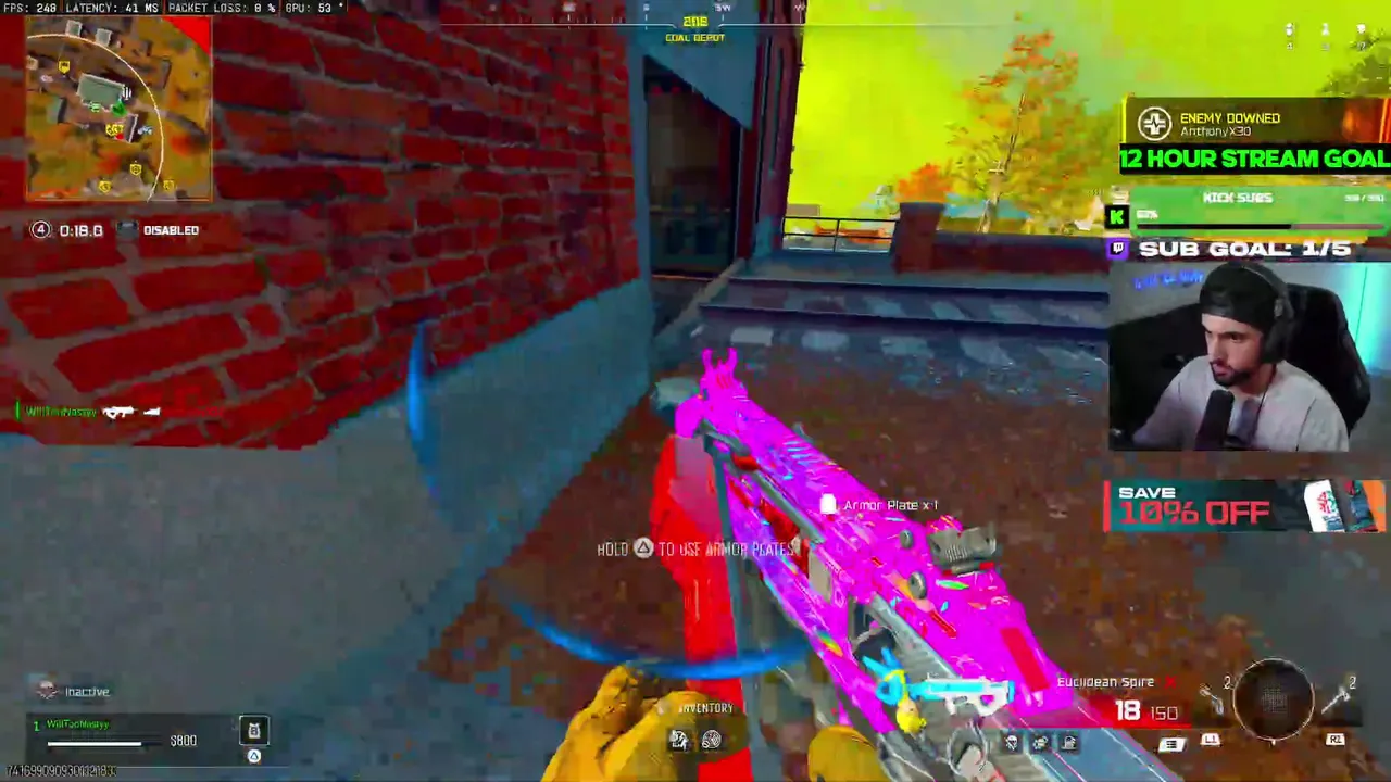 🟢LIVE - #1 WORST WARZONE PLAYER - Rebirth Island Solo vs. Quads