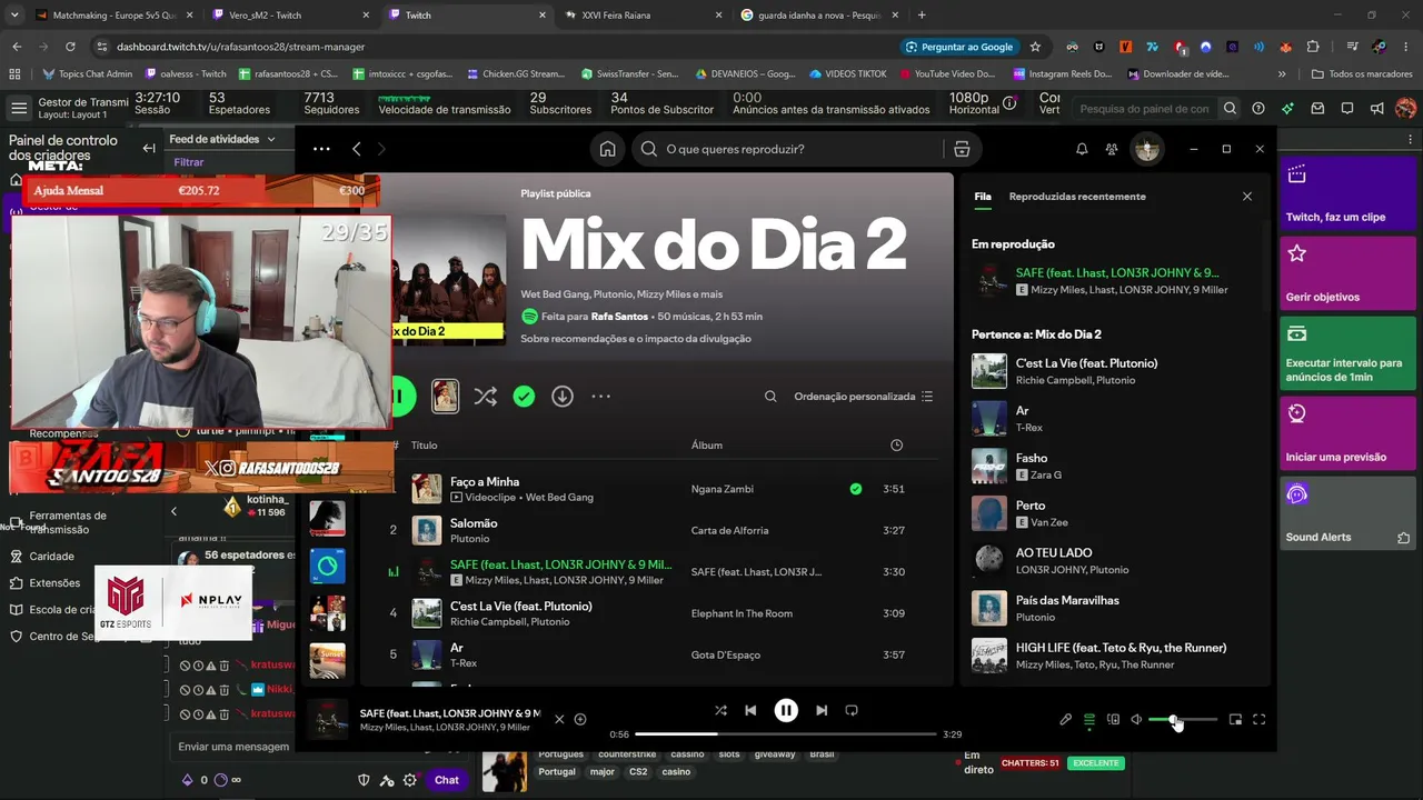 🟢 LIVE ON TWITCH ->  RAFASANTOOS28 🔥