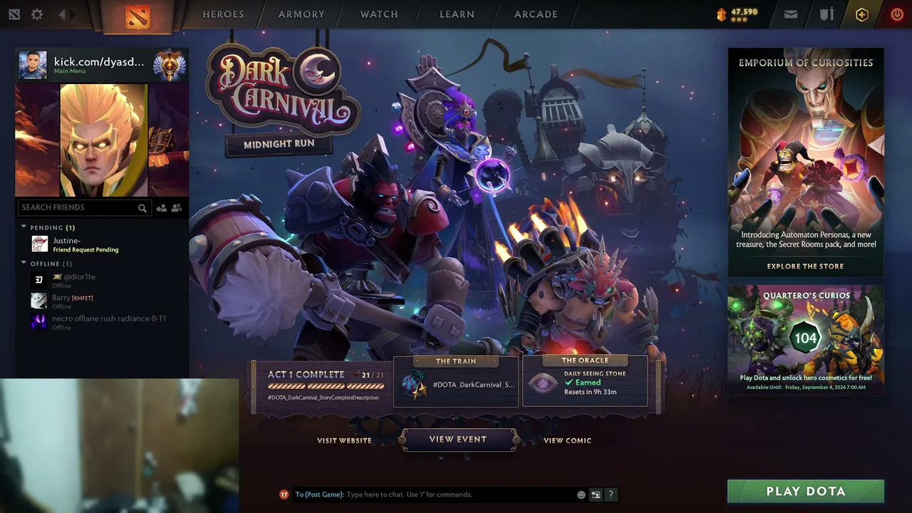 Rising star in EU server... !dota !chill !fun