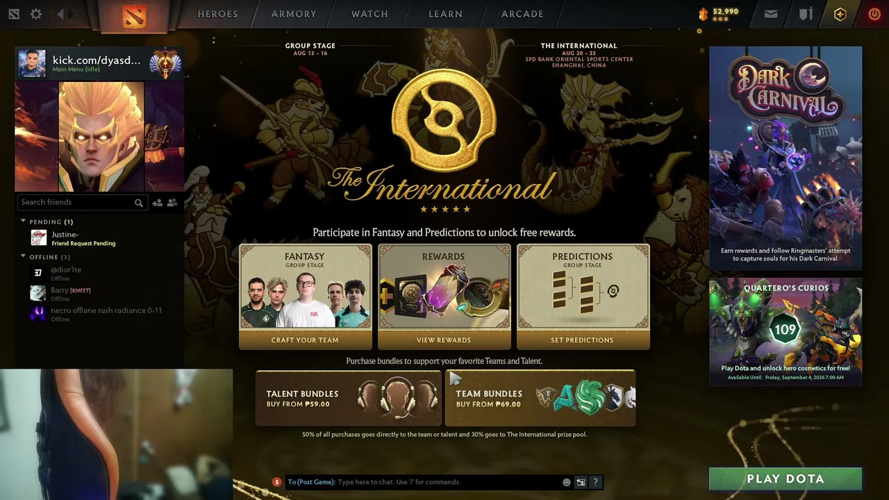 MMR grind to the top... !dota !chill !gaming