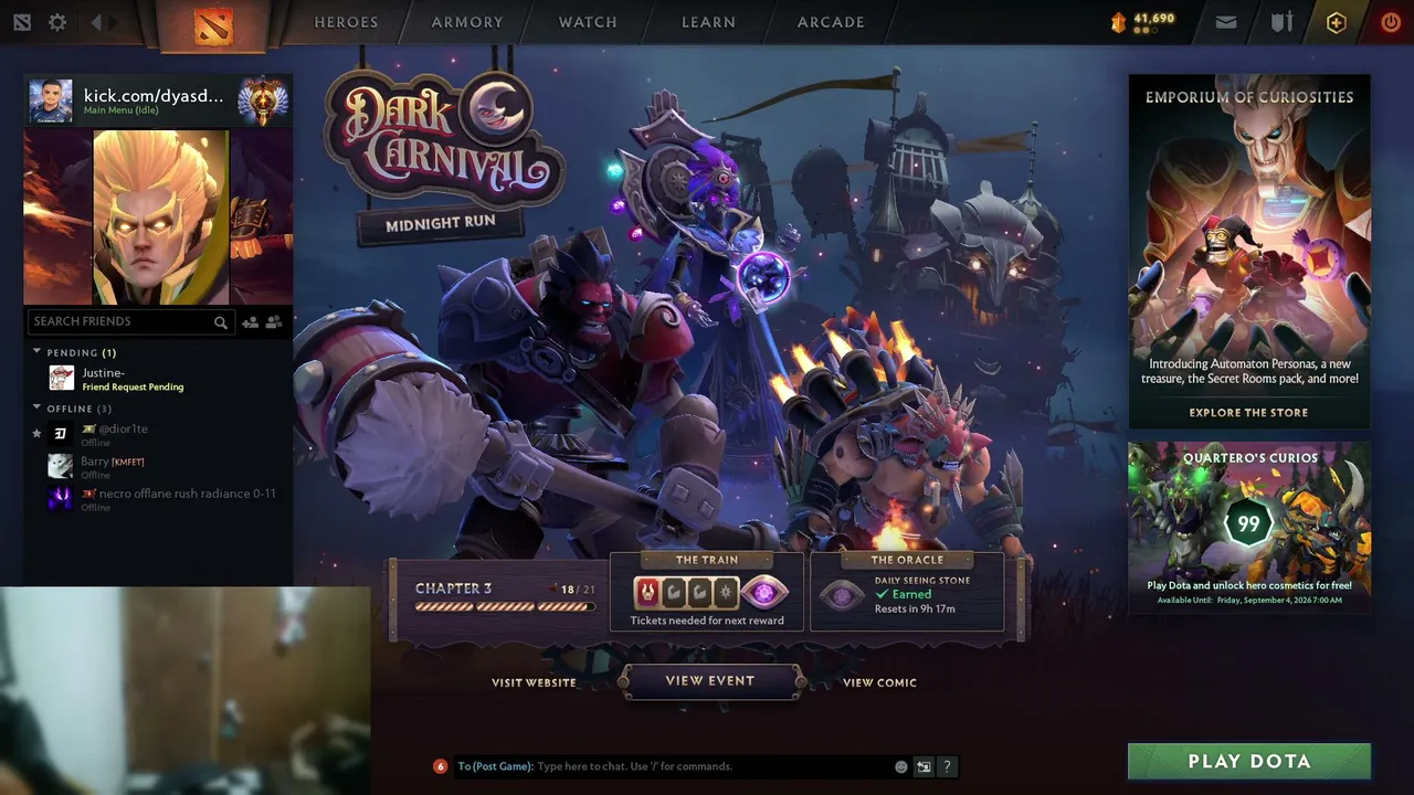 Rising star in EU server... !dota !chill !fun