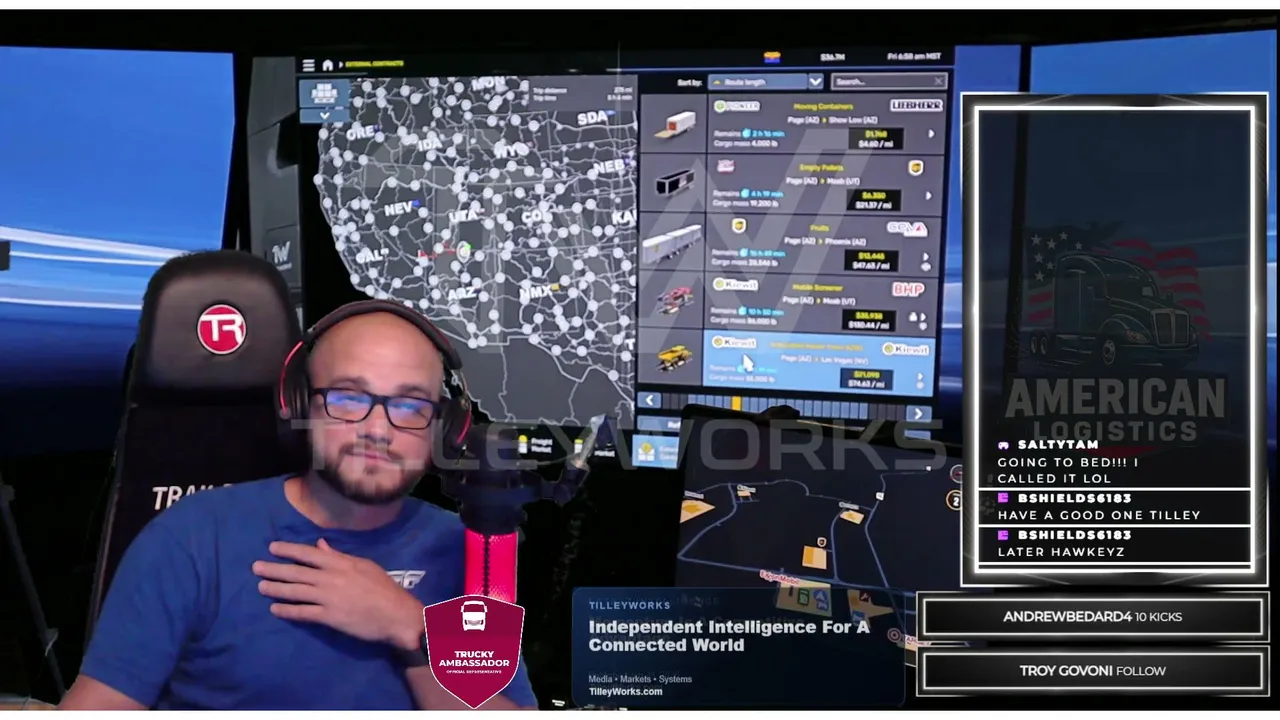 7/30 - American Logistics LIVE | American Truck Simulator