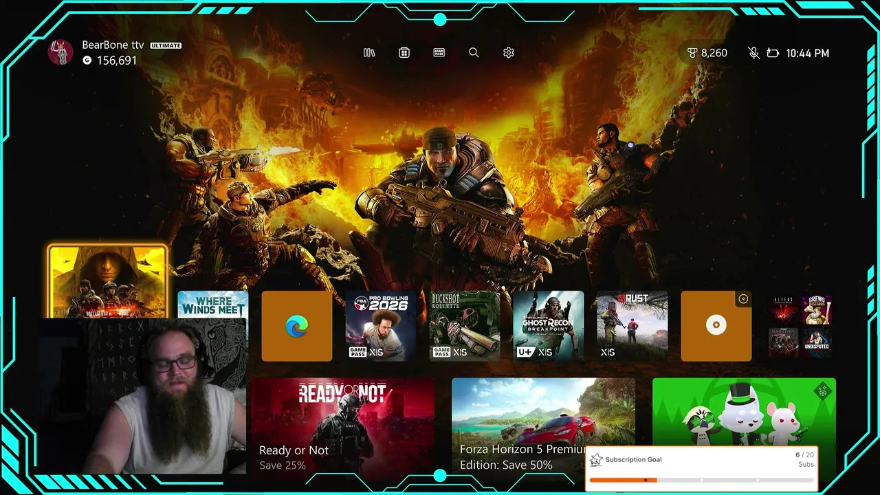 games and stuff with a bearded guy #GFN