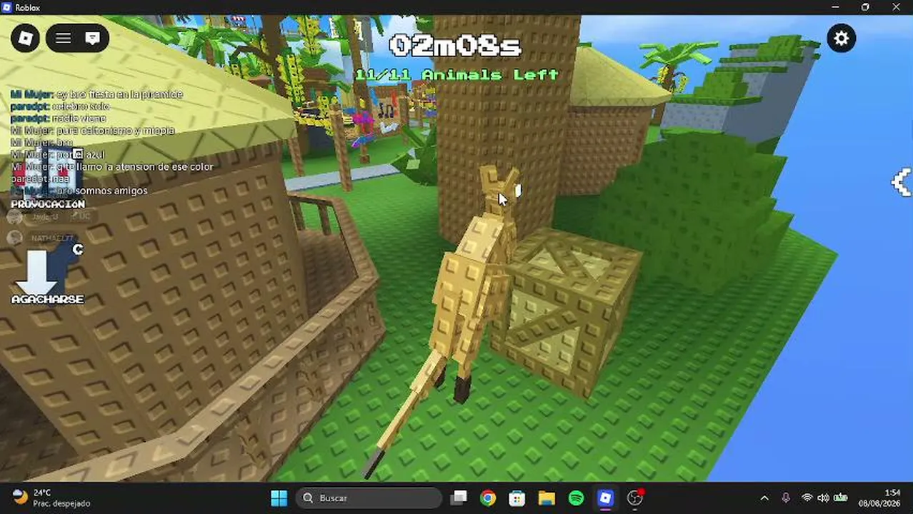 Ayanokoji de temu domando en juegos de 1Q en roblox