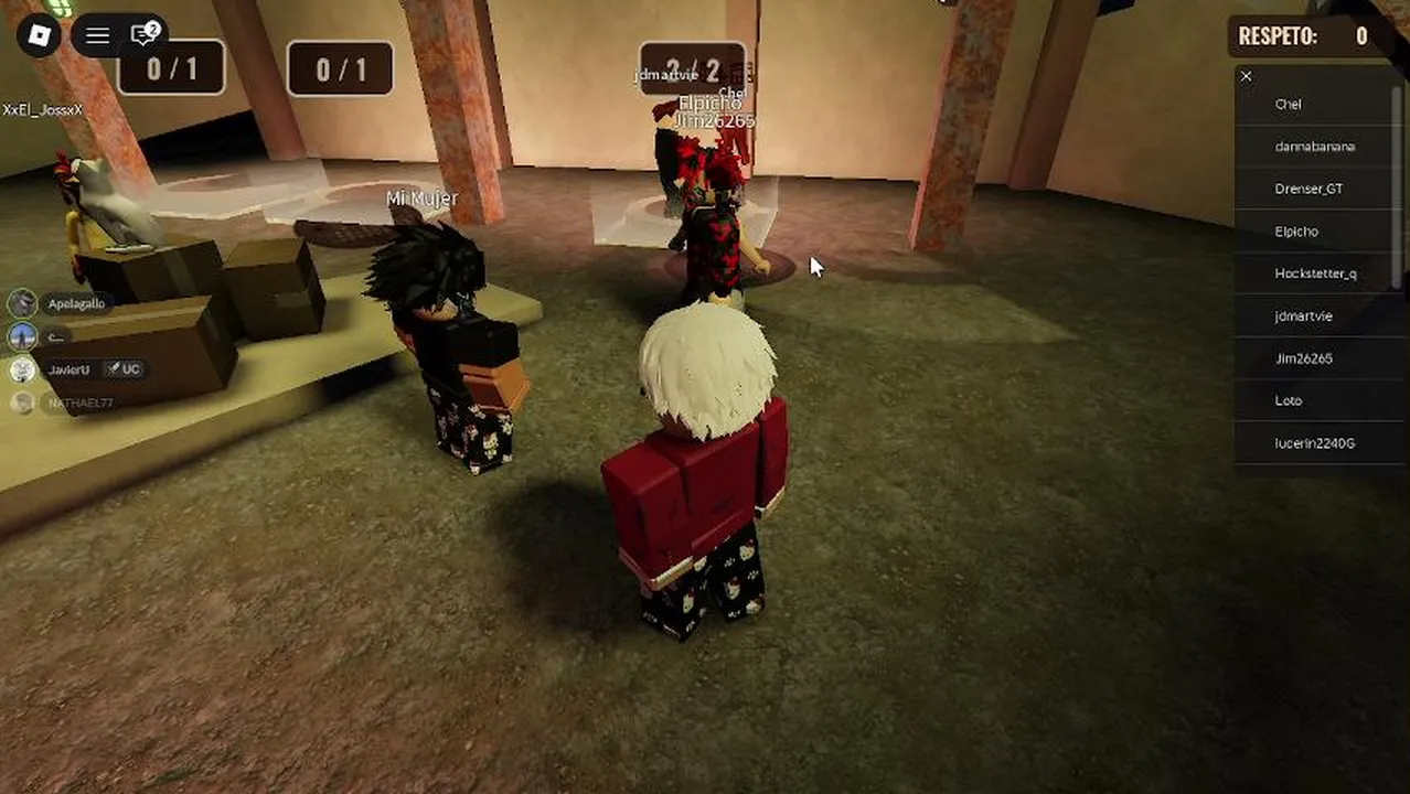 Ayanokoji de temu domando en juegos de 1Q en roblox
