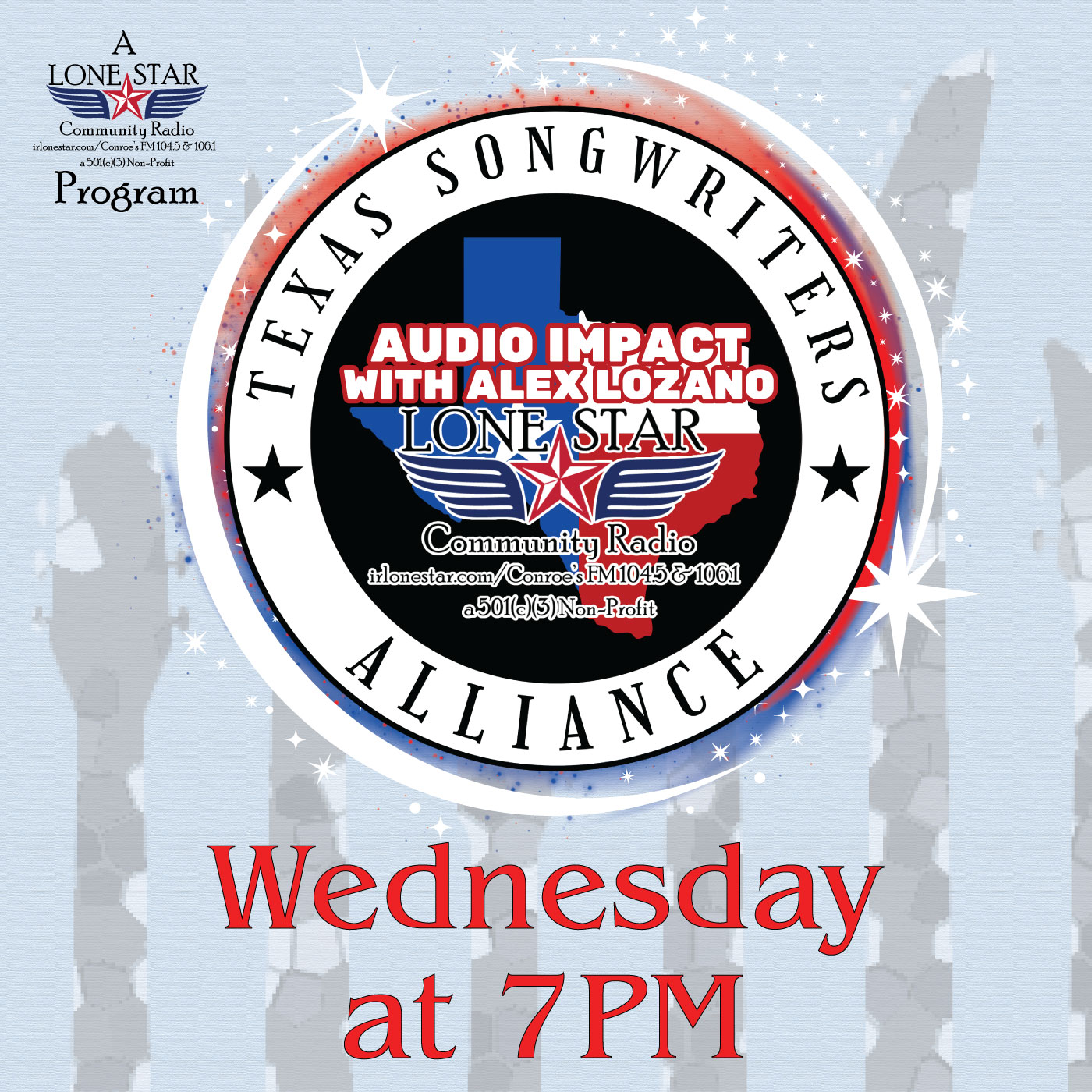 Texas Songwriters Alliance Audio Impact on Lone Star Community Radio