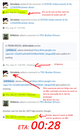 @ChrisWere This is how fast you get help on Solus (read from bottom to top)
@SolusProject@mastodon.cloud ❤️