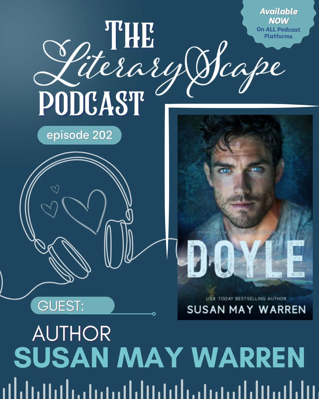 Episode 202: Doyle Kingston’s Island Adventure: Romance, Danger & Redemption in Susan May Warren’s Minnesota Kingstons Series