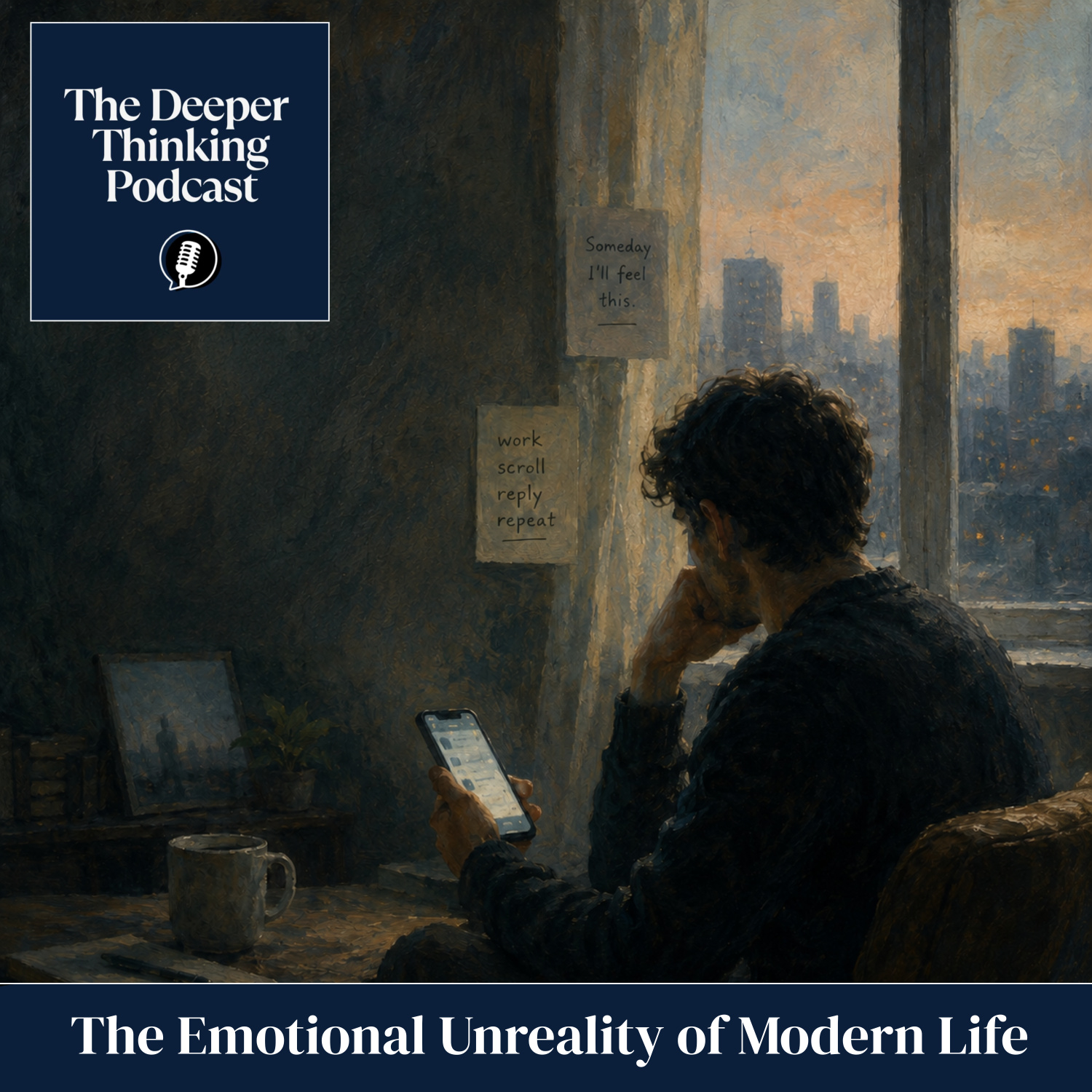 The Emotional Unreality of Modern Life  (Part 1) - The Deeper Thinking Podcast