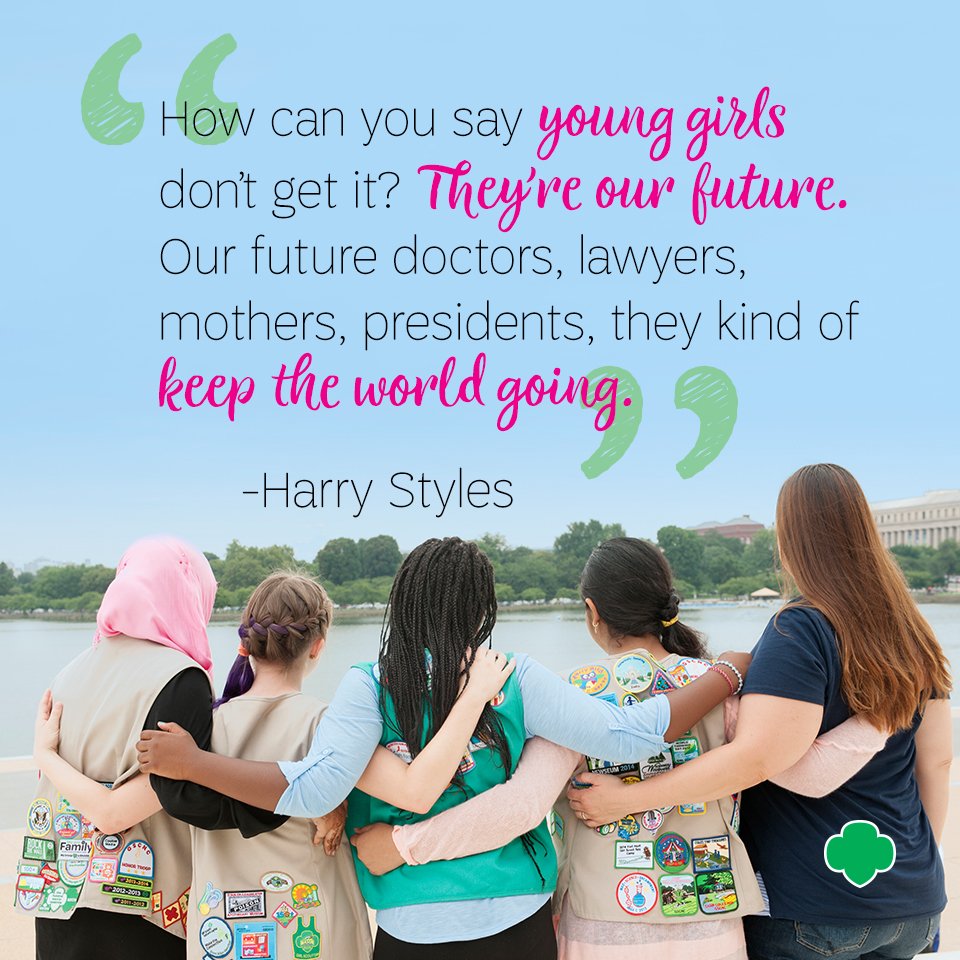 Hey, @Harry_Styles! Keep advocating for girls. They are our future!  #LateLateStyles 
