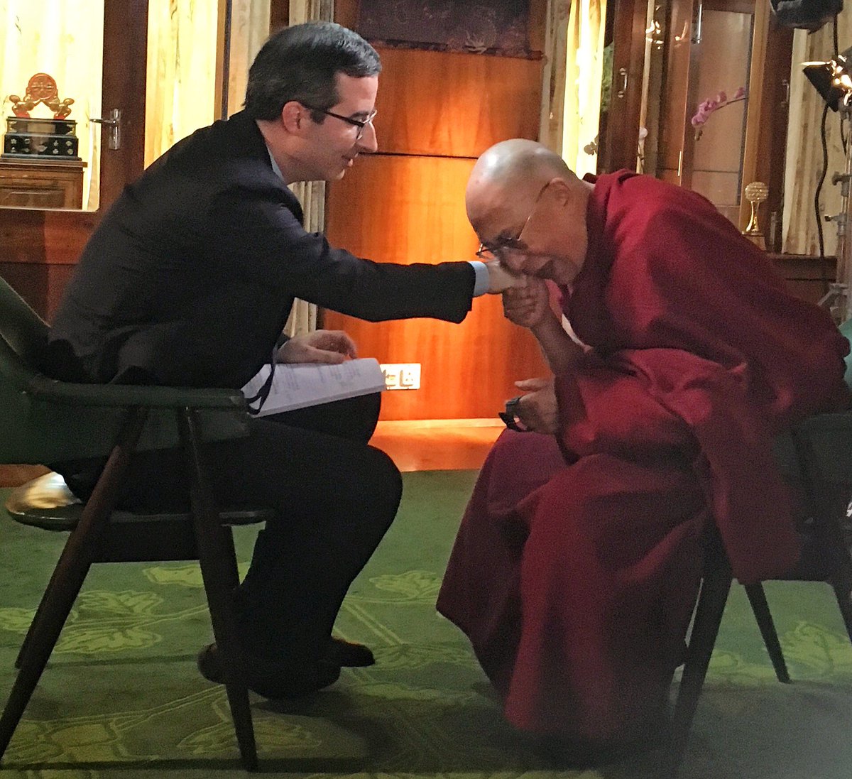 Many thanks to the Dalai Lama for taking the time to talk to me about everything from reincarnation to horse milk. 