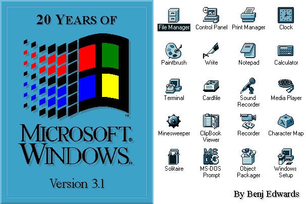 Happy birthday Windows 3.1! Twenty-five years later, it's still a Microsoft milestone https://t.co/zVRD6Yk5cS 