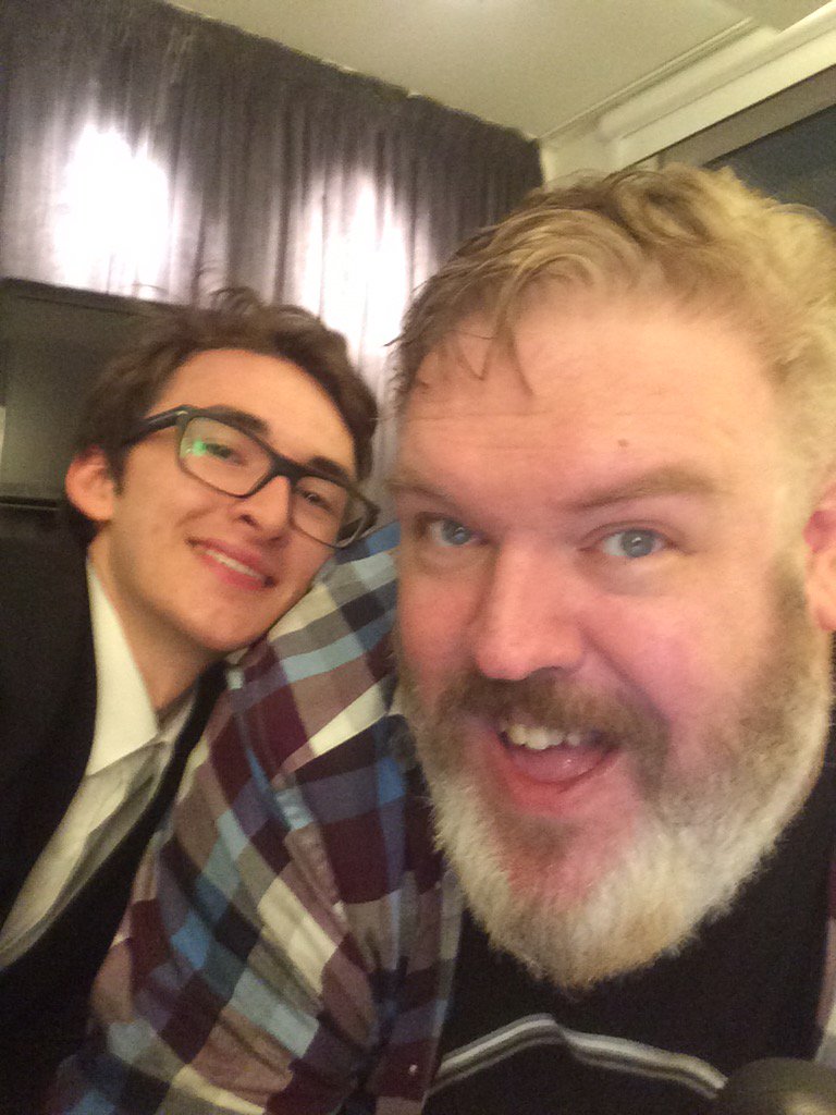 Even though Hodor may be gone, @KristianNairn isn't getting away from me that easy... #HoldTheDoor #GameofThrones 