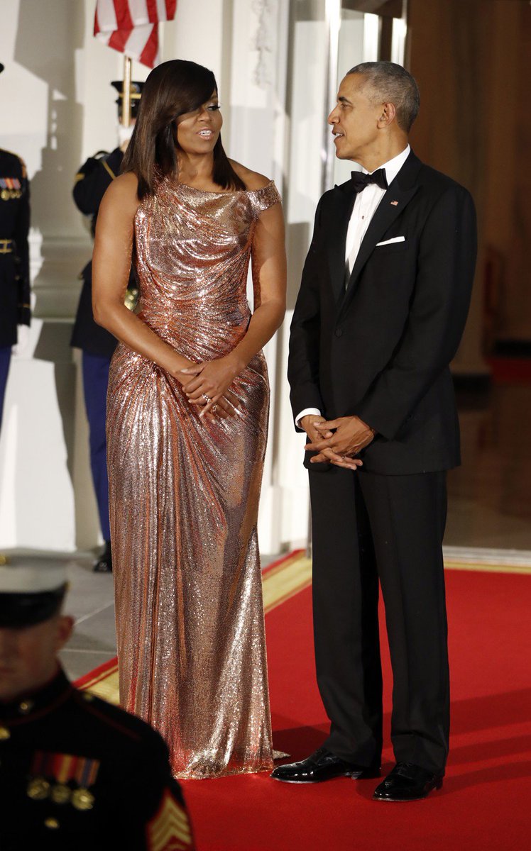 It's #atelierversace, folks. Chainmail. #italystatedinner 