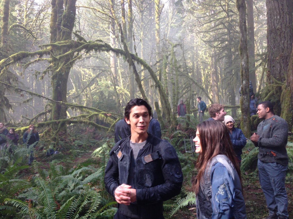 Today. 5 years ago. I got speared by a grounder. #The100 