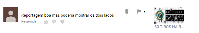 Adoraríamos. Infelizmente um dos lados foi covardemente executado, né? 