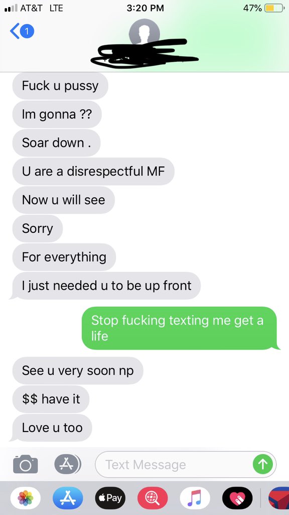 im really sorry but i feel the need to share this

this is from my own dad, on fathers day. i havent seen him in 3 years and before that i never saw him my whole ass life. what a guy lmao 
