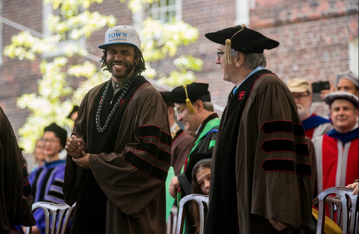 “Our world desperately needs you now. We need your new ideas because our old ones have made a big mess of things." –@DaveedDiggs '04 