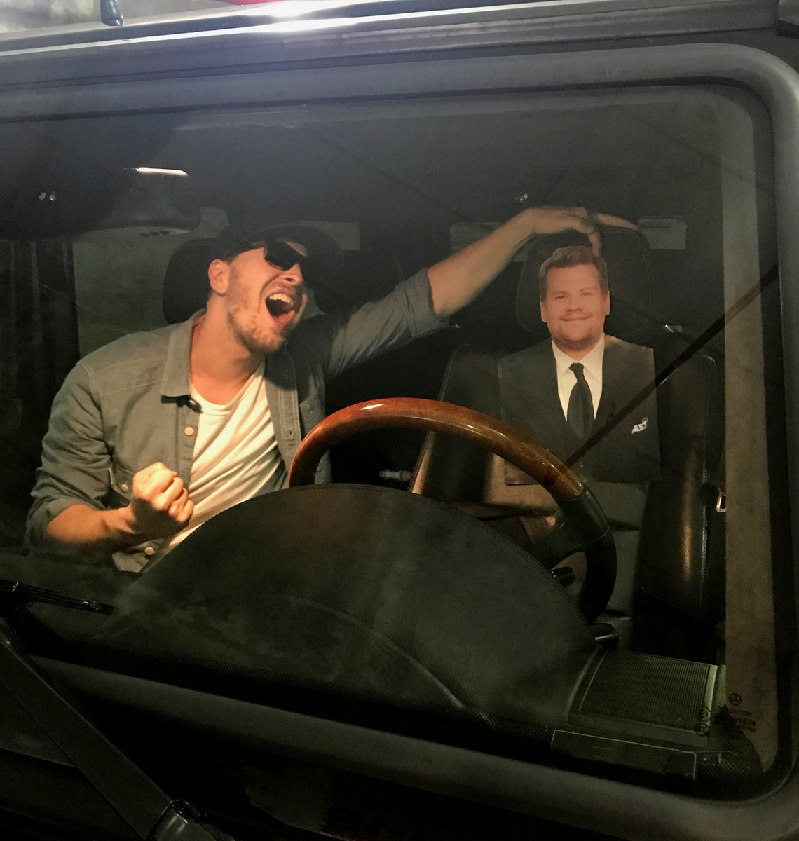 I warm up for all my shows like this.  Seeing the real @JKCorden on #LateLateShow tonight. #CarpoolKaraoke 