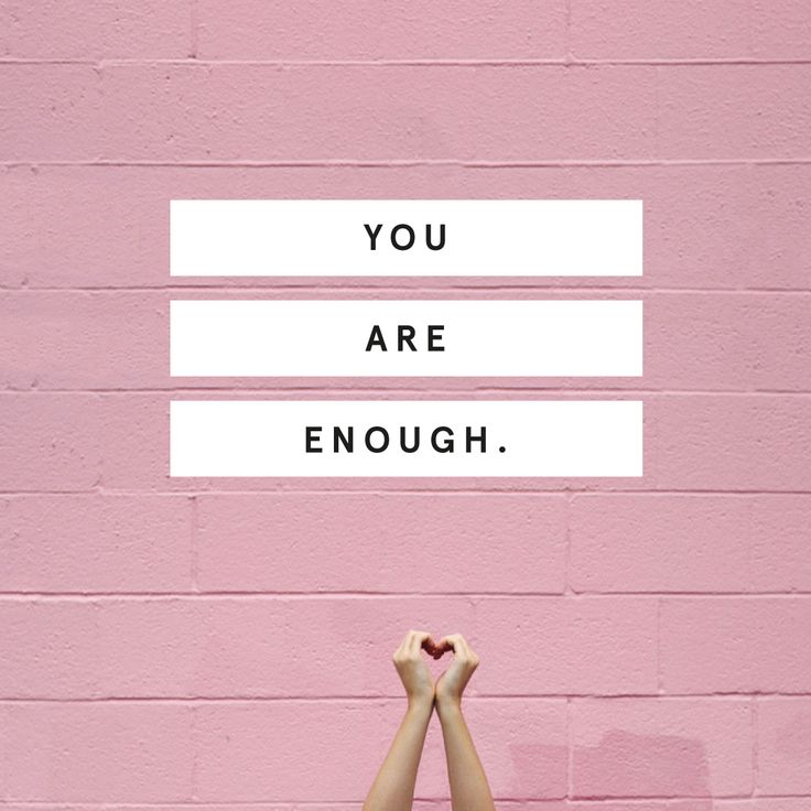 You are enough. If you find yourself struggling, remember that the Lifeline is here for you, 24/7, at 1-800-273-TALK (8255) 💜 