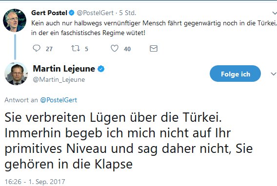 Martin Lejeune und Gert Postel ..OMG, gleich implodieren Parallelwelten. UTOPISCH! 