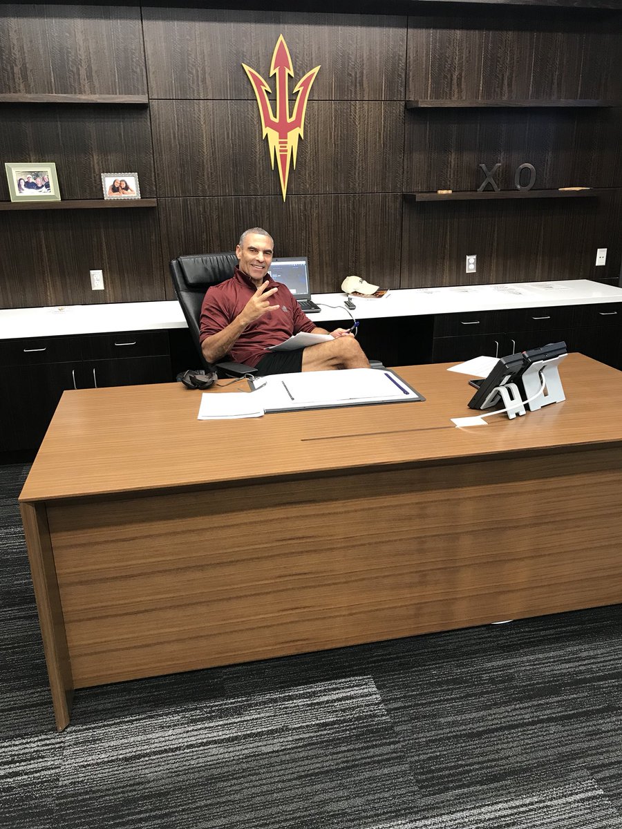 It's been a great first few weeks on the job. Proud to be a Sun Devil! #ForksUp 