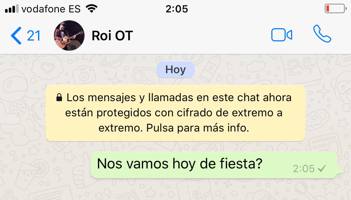 A ver si contesta pronto 