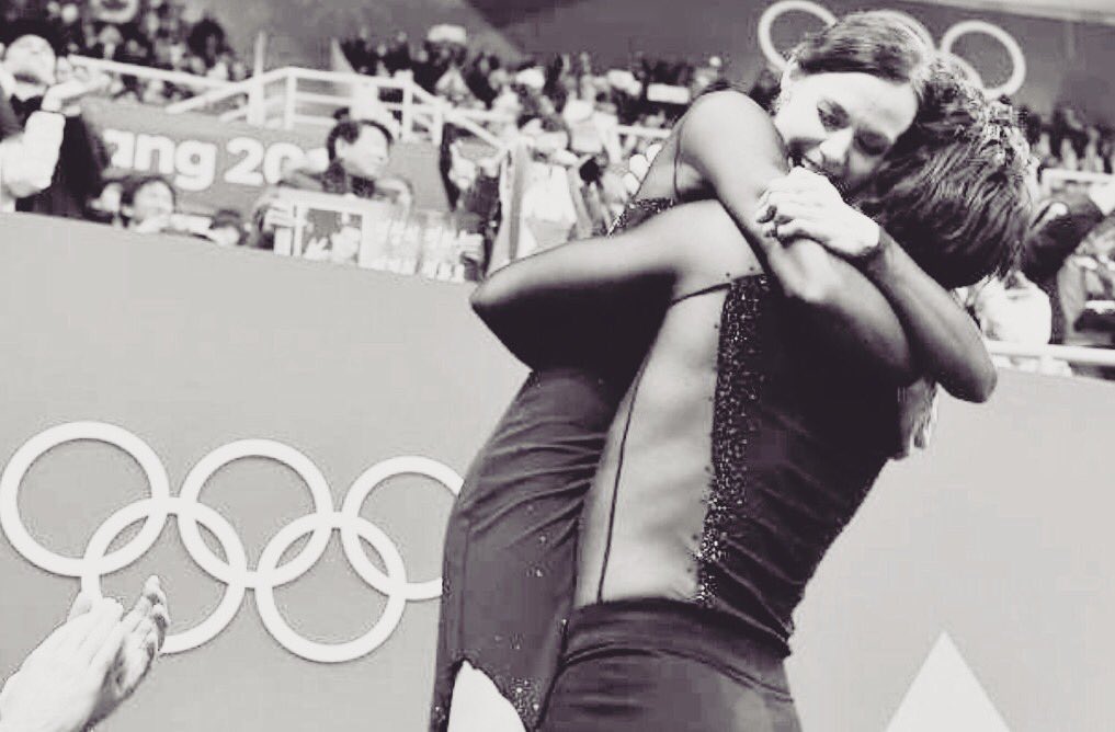 We did it T! #olympicchampions #pyeongchang2018 #virtuemoir 
