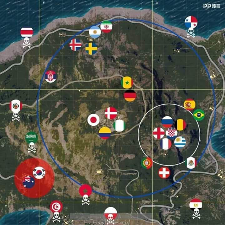 Vamos conferir a atual situação das equipes no mundial da Rússia 