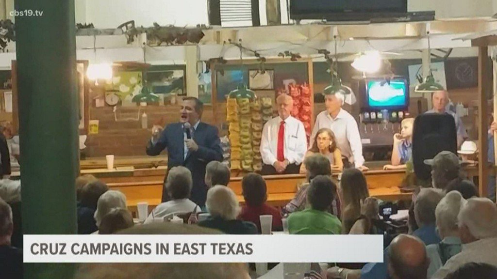 Sen. Ted Cruz campaigns through East Texas https://t.co/yfUV8ihmKh 