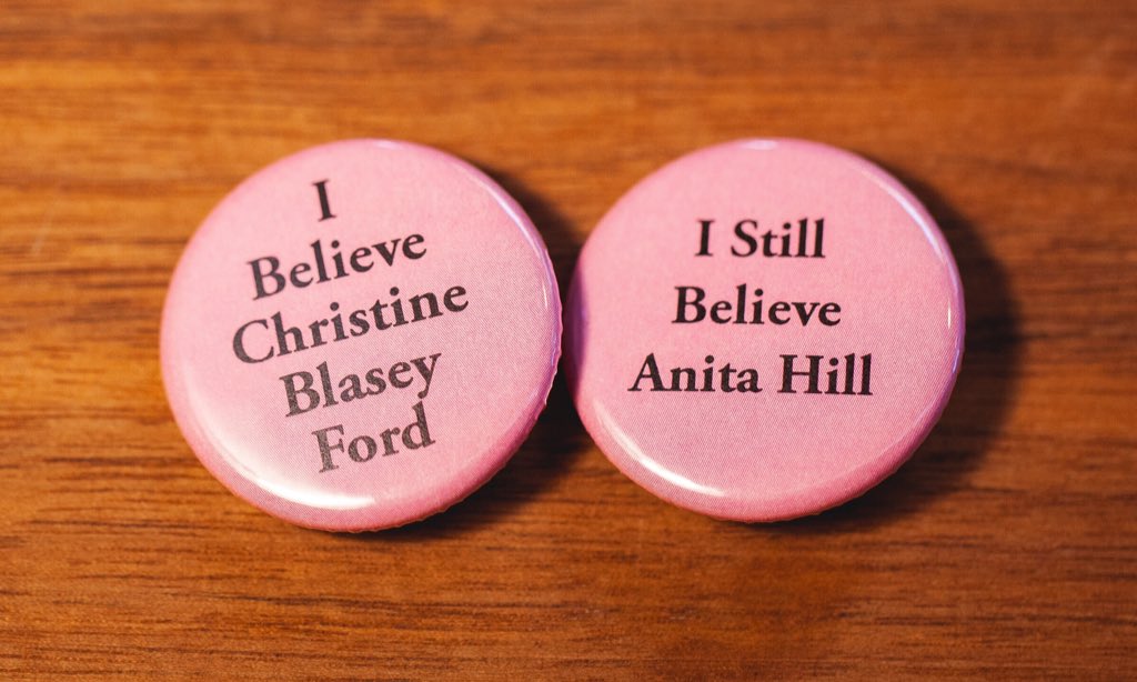 We believe Christine Blasey Ford.
We still believe Anita Hill.
#BelieveWomen 