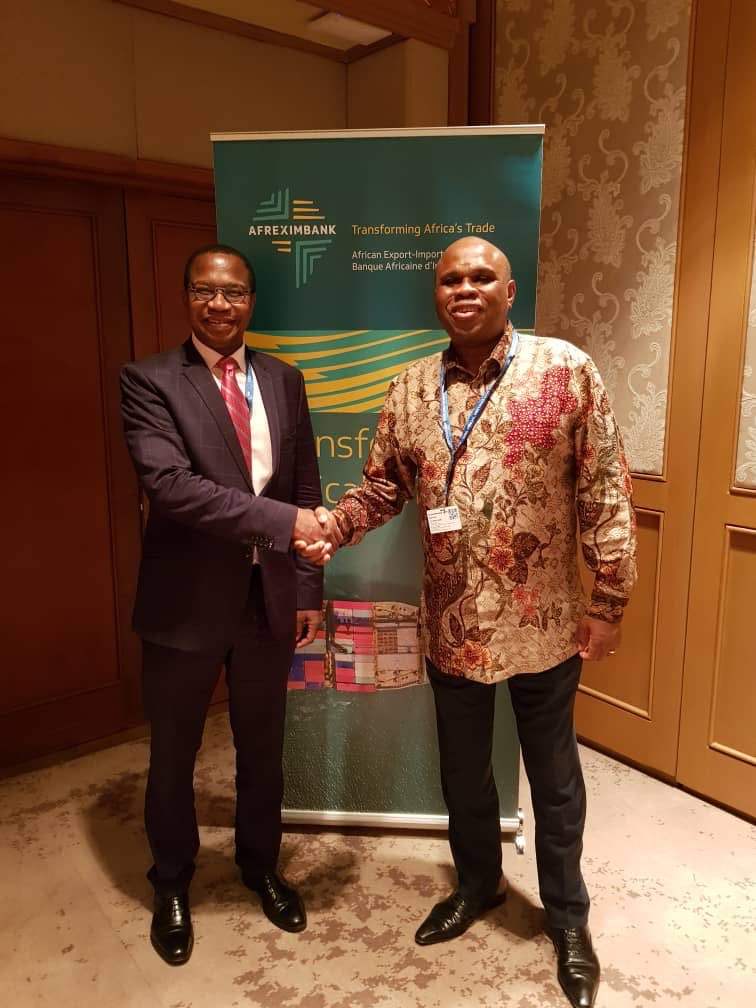Today in Bali, Indonesia at the IMF/World Bank Meetings, I had fruitful discussions with the President of Afreximbank Dr Oramah. Afreximbank has offered Zimbabwe a facility to guarantee 1:1 Convertibility of RTGS balances into US$ and availability of US$ for Nostro FCAs. 