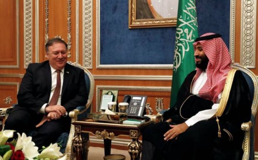 The pictures of Pompeo grinning, smiling, and laughing with the crown prince—as if a journalist wasn't just murdered—are remarkable. Not only is it bad policy; it's downright embarrassing. It makes Pompeo look like an unserious pushover. It's really indefensible on any grounds 