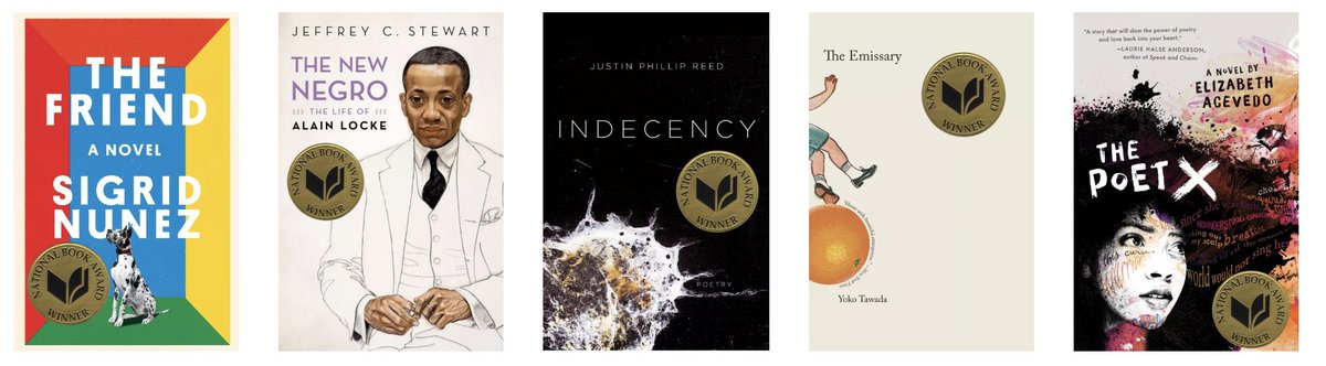The 2018 National Book Award Winners! 