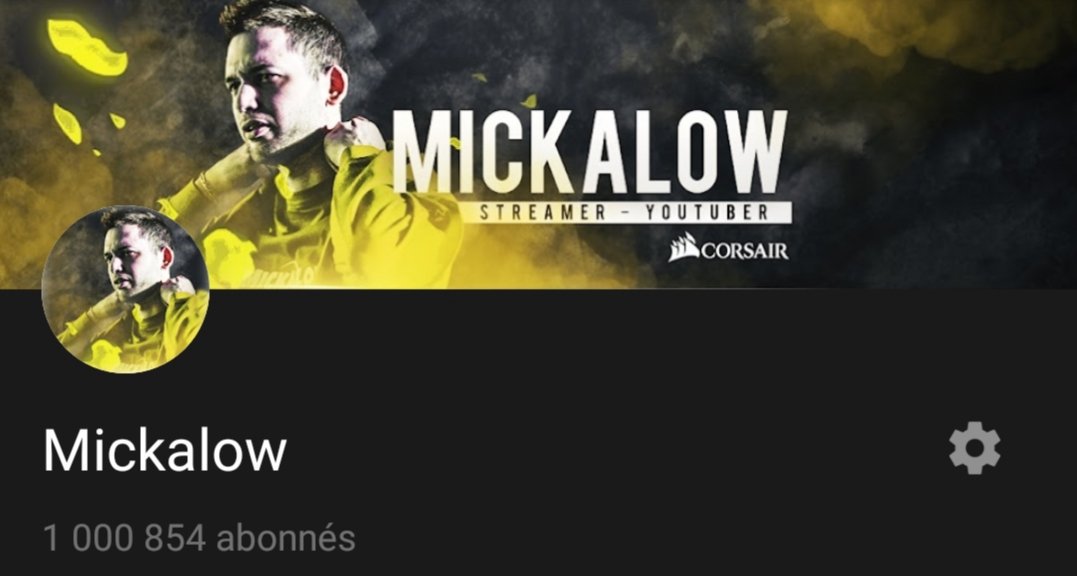 1 MILLION !!
On l'a fait merci à tous pour votre soutien on va maintenant agresser Youtube pour avoir le trophée 😏 
