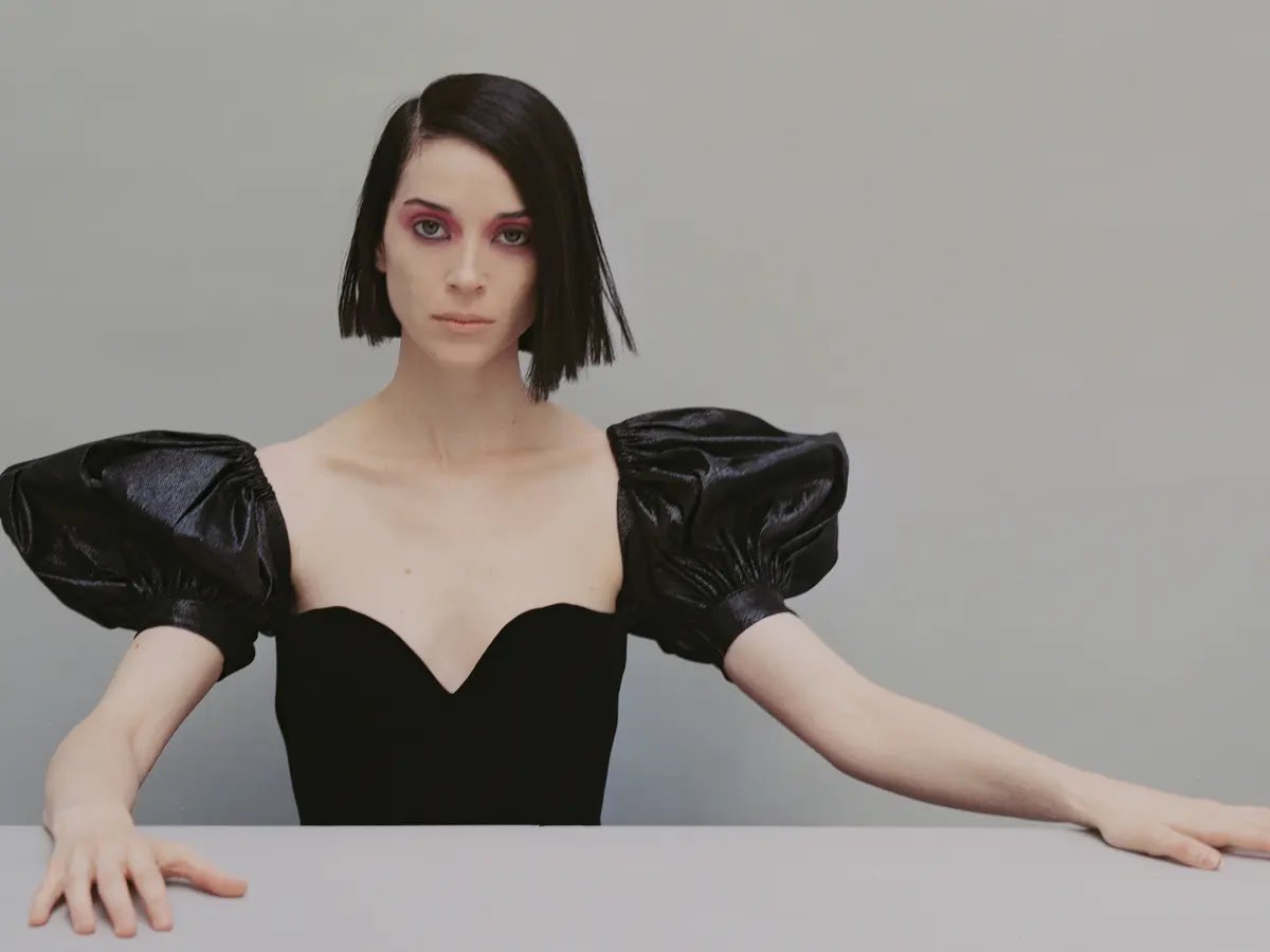 Recently discovered my friend has never listened to st vincent but is obsessed w her because she reminds him of his childhood crush... the spider from James and the Giant Peach 