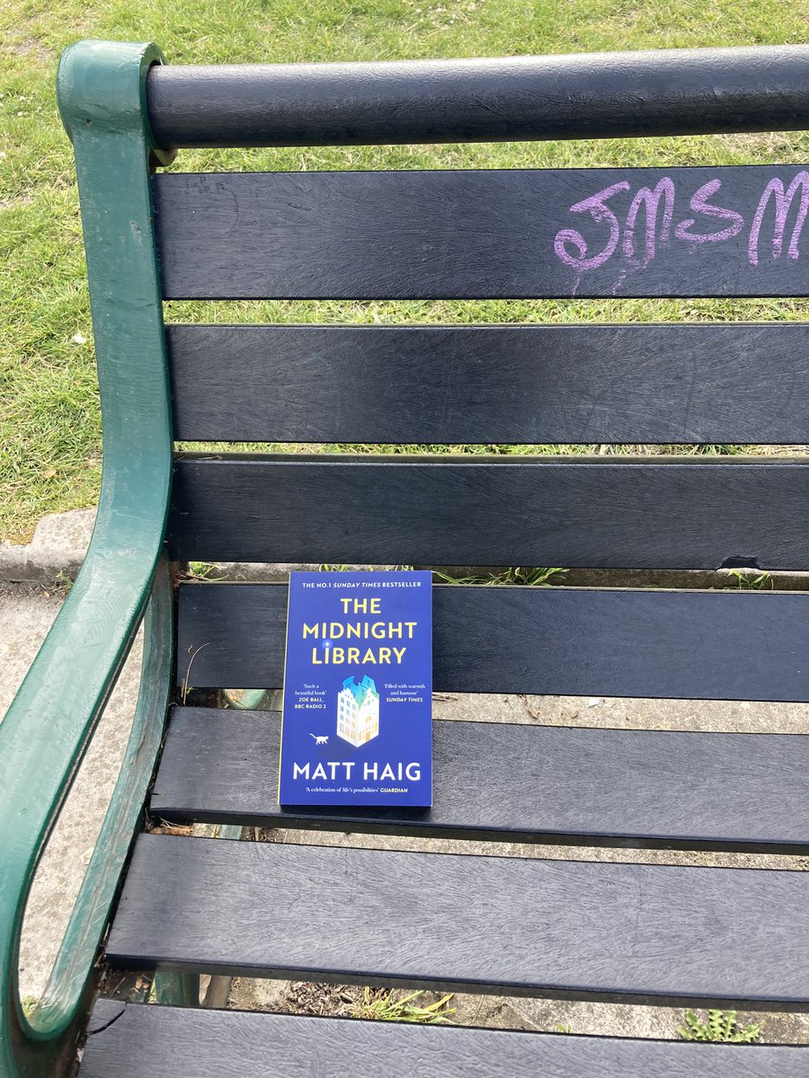 Bit bored today so on the dog walk I stopped by various park benches all over Brighton and left some signed copies of The Midnight Library for anyone who fancies a book. 