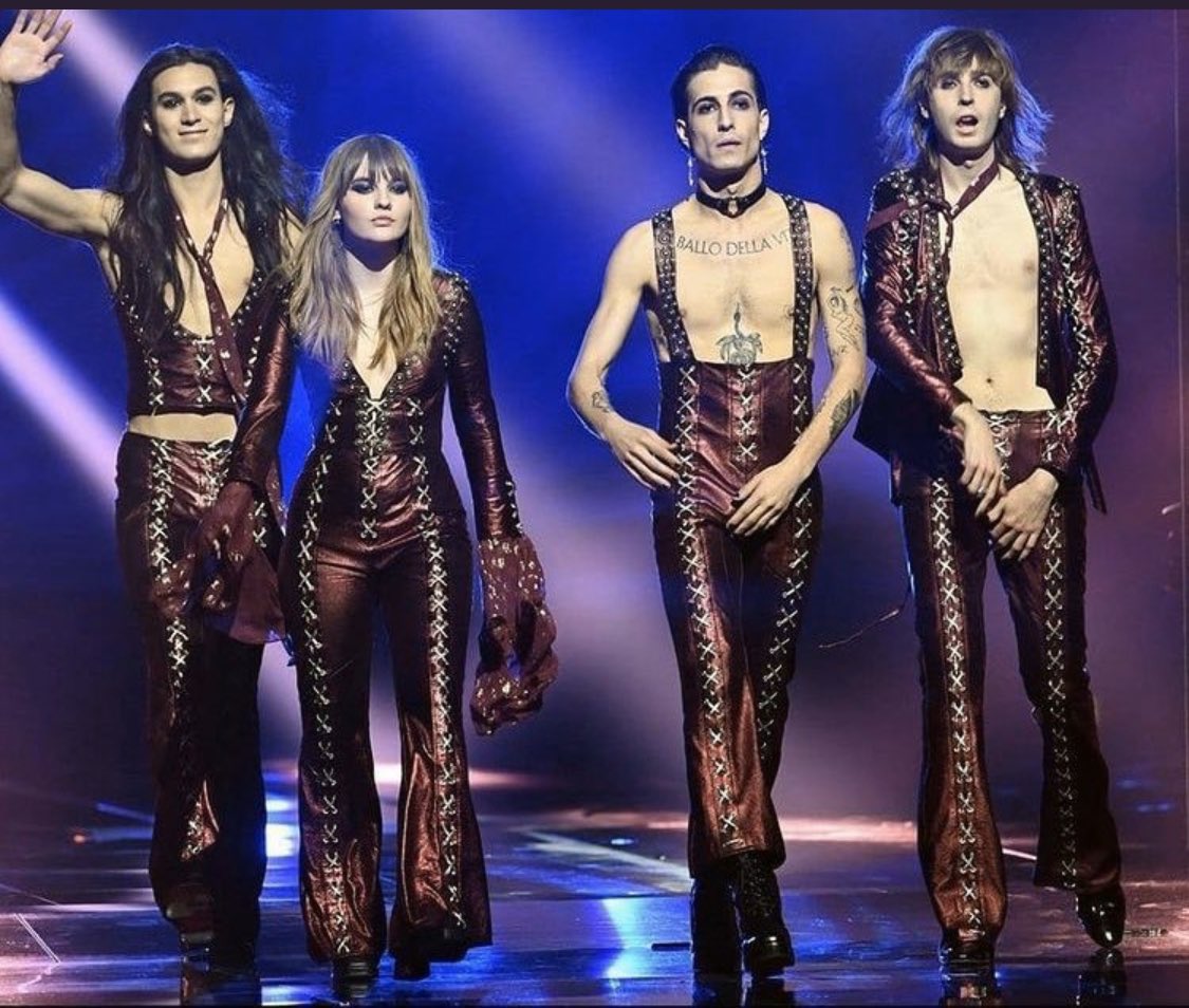 è invece è successo! e ve lo meritate tutto, grazie ragazzi👏🏽👏🏾👏🏼👏🏽👏🏾@thisismaneskin #Eurovision 
