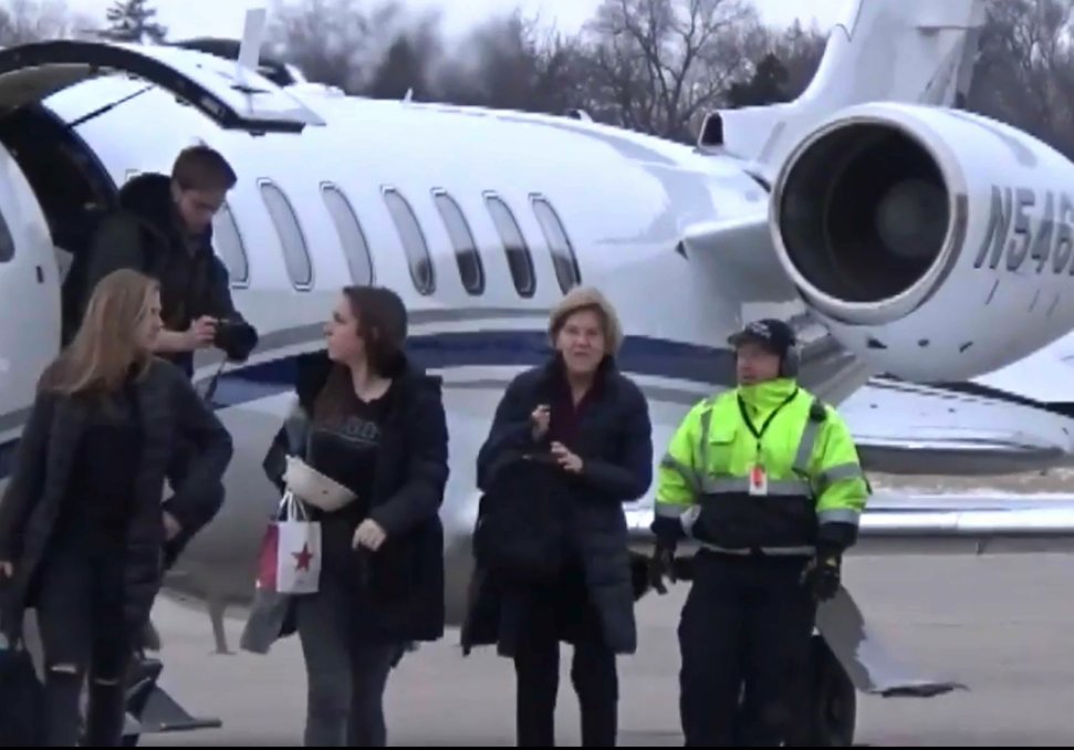 @SenWarren If we're gonna start moralizing energy use, perhaps we should start by using Zoom instead of private jets. 