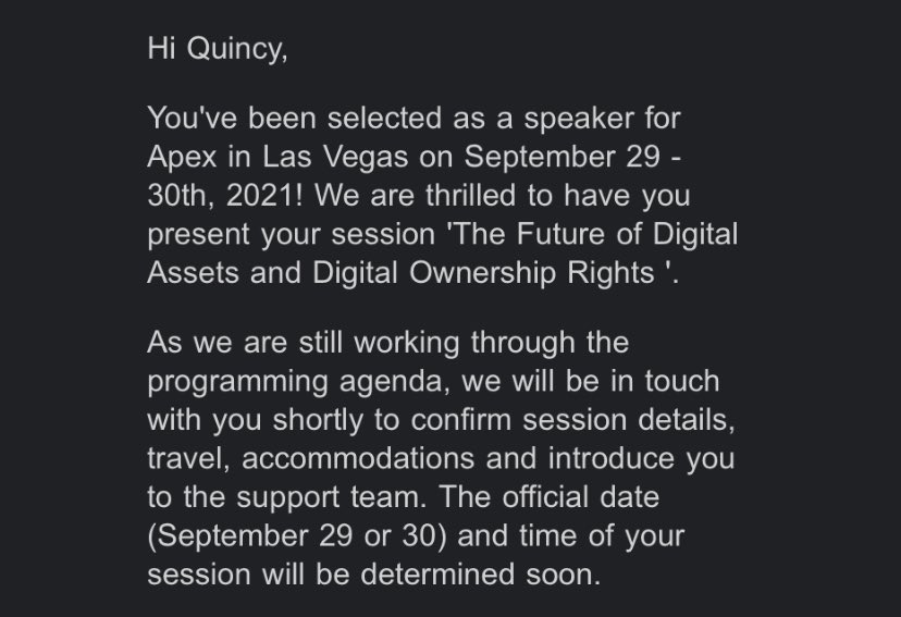 Well well well what have we here…
WE GOIN TO VEGAS BOYS!!!!!!!
Officially going to Ripple Apex!!!
#CoinClubCrypto 